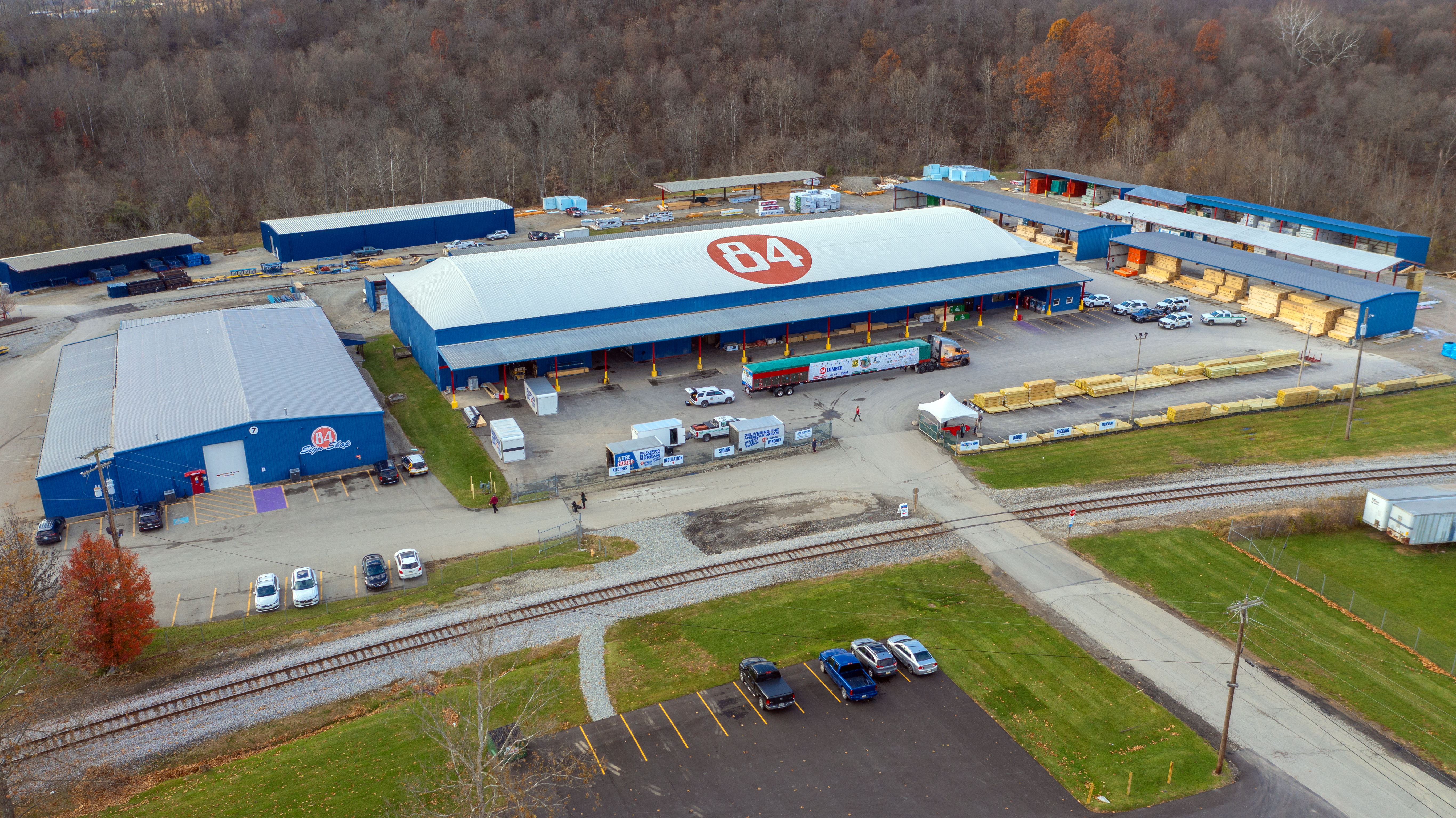 84 Lumber Eighty Four Aerial Photo